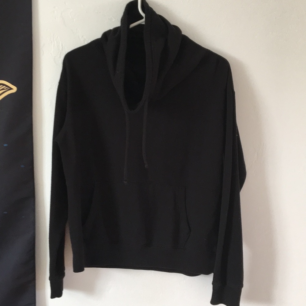 Black baggy turtleneck.